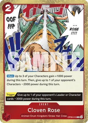 Carta Cloven Rose OP08-018
