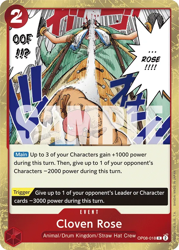 Cloven Rose OP08-018 card