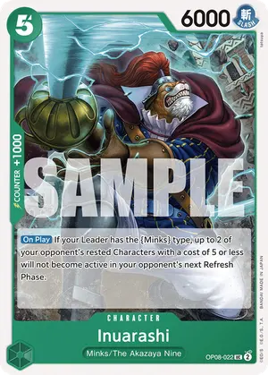 Carta Inuarashi OP08-022