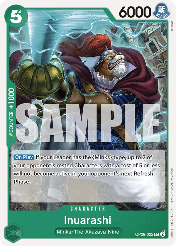 Carta Inuarashi OP08-022