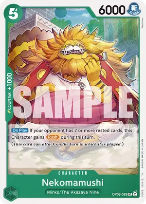 Carta Nekomamushi OP08-028