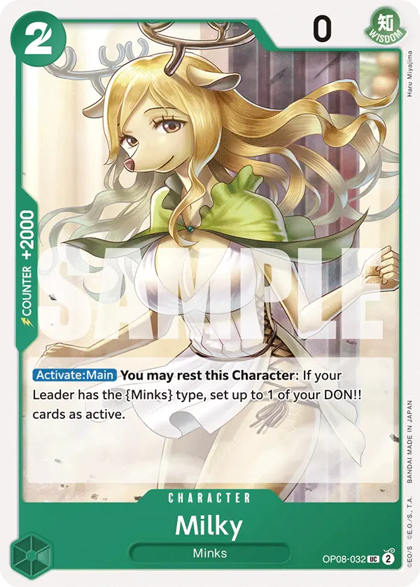Milky OP08-032 card