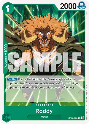 Carta Roddy OP08-033