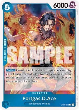 Carta Portgas.D.Ace OP08-052