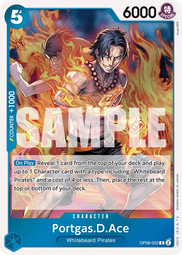Portgas.D.Ace OP08-052 card