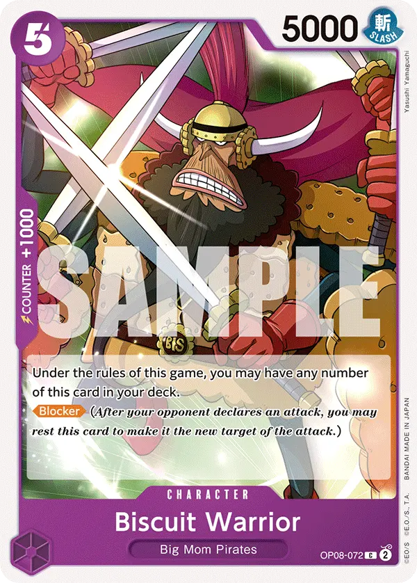 Carta Biscuit Warrior OP08-072