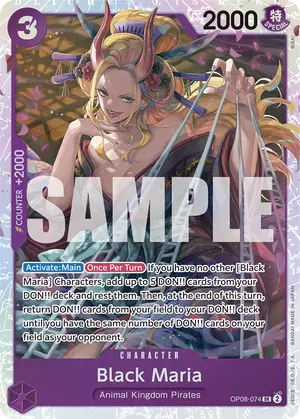 Carta Black Maria OP08-074