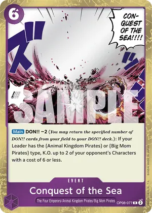 Carta Conquest of the Sea OP08-077