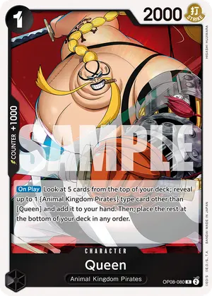 Carta Queen OP08-080