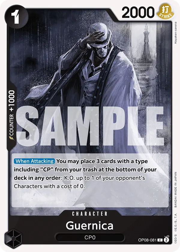 Guernica OP08-081 card