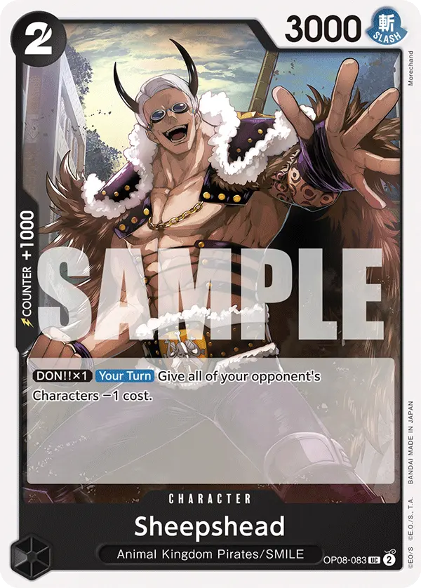 Sheepshead OP08-083 card