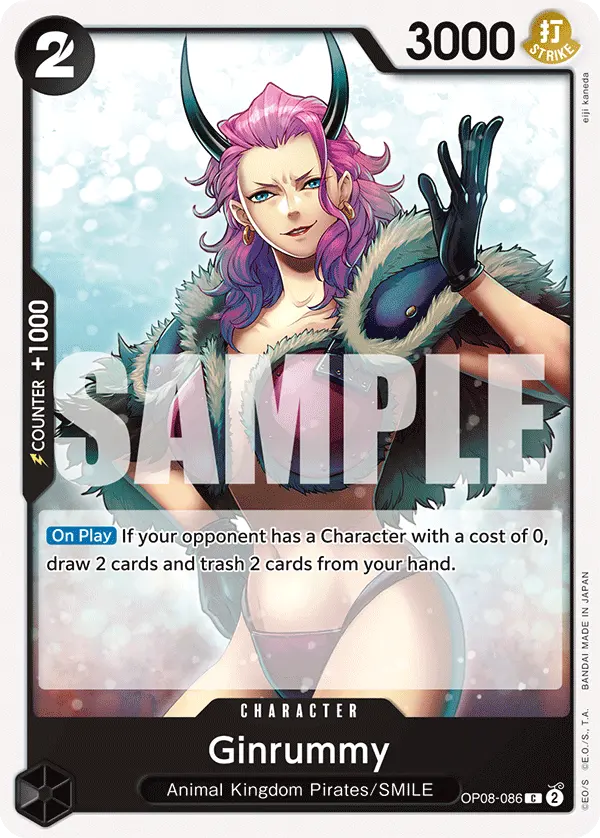 Carta Ginrummy OP08-086