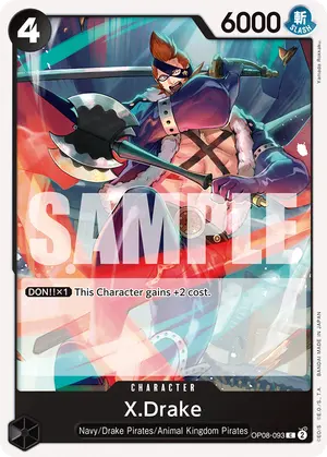 Carta X.Drake OP08-093