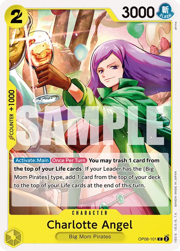 Charlotte Angel OP08-101 card