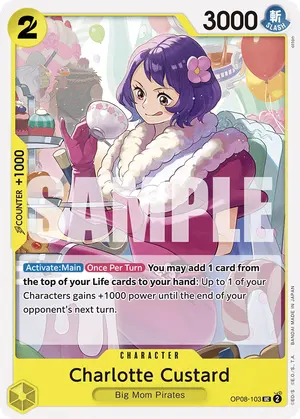 Carta Charlotte Custard OP08-103