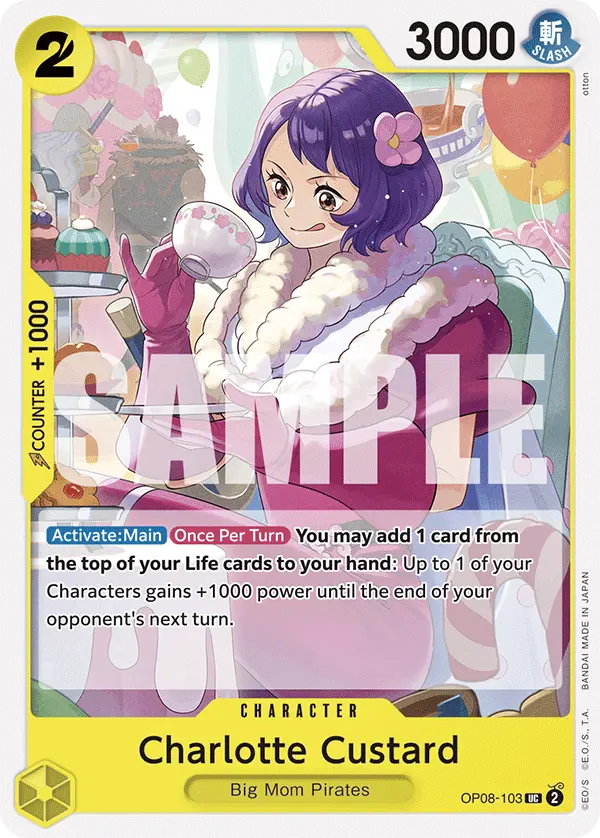 Charlotte Custard OP08-103 card