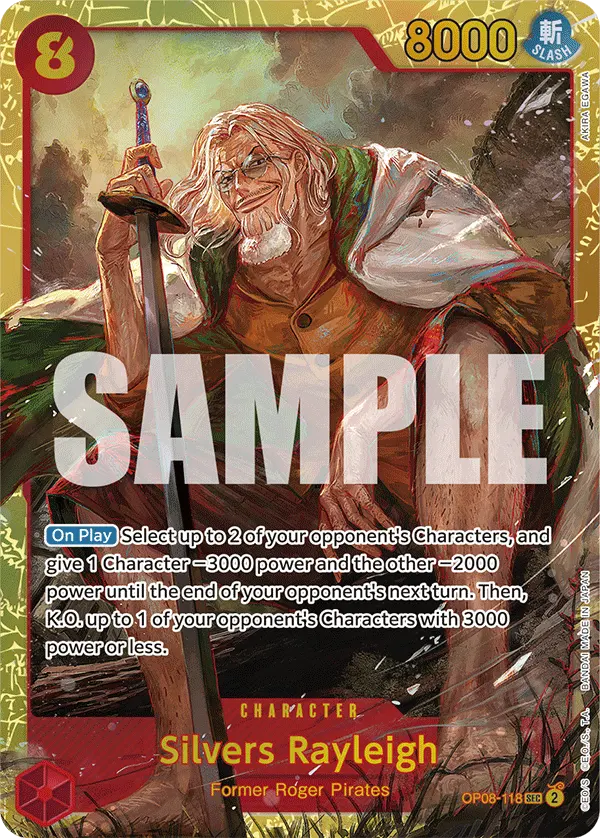 Carta Silvers Rayleigh OP08-118