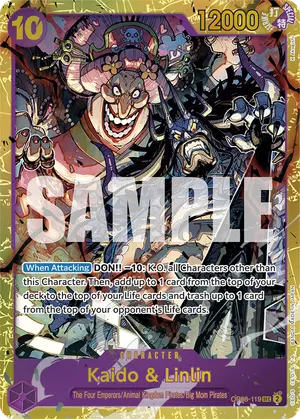 Carta Kaido & Linlin OP08-119