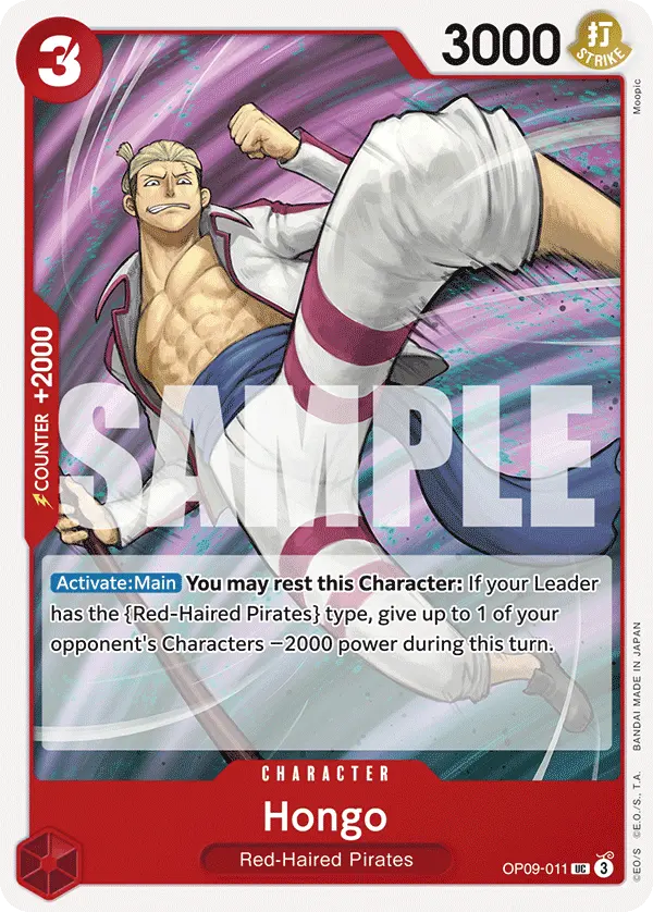 Carta Hongo OP09-011