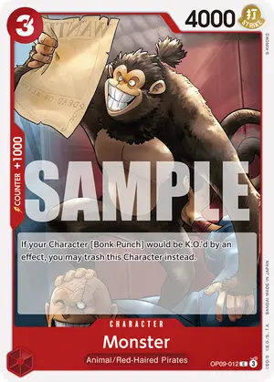 Carta Monster OP09-012