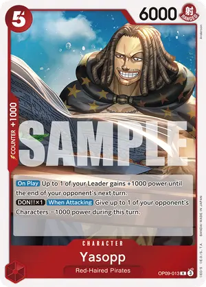 Carta Yasopp OP09-013