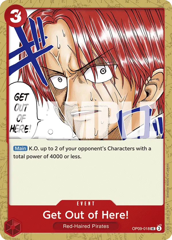 Carta Get Out of Here! OP09-018