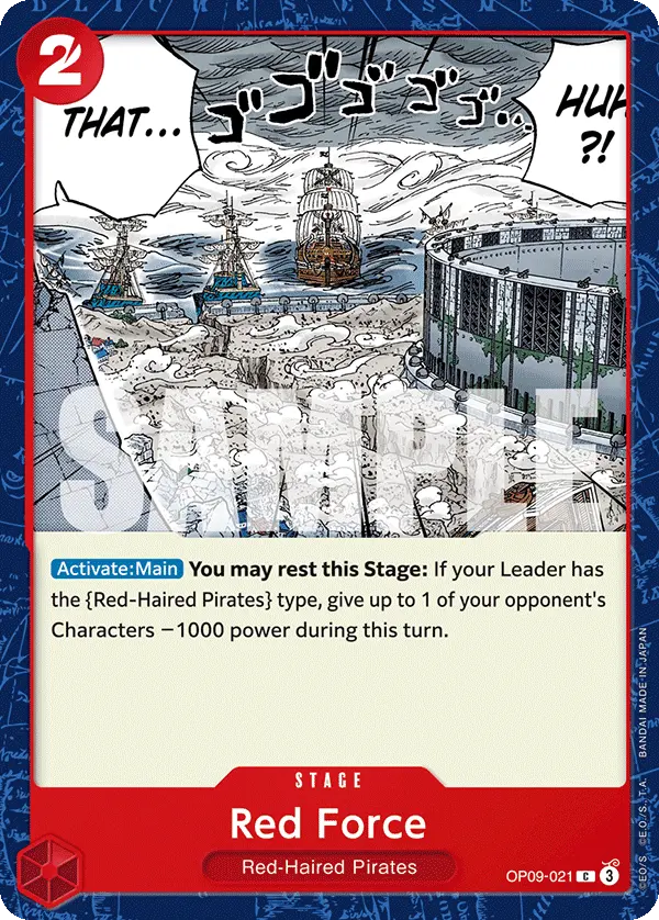 Carta Red Force OP09-021