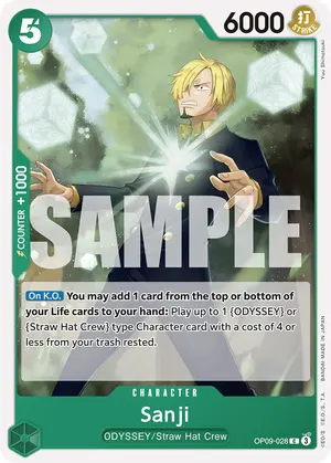 Carta Sanji OP09-028