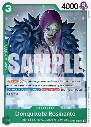 Carta Donquixote Rosinante OP09-032