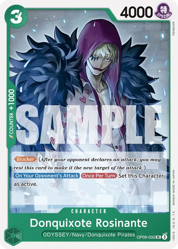 Carta Donquixote Rosinante OP09-032