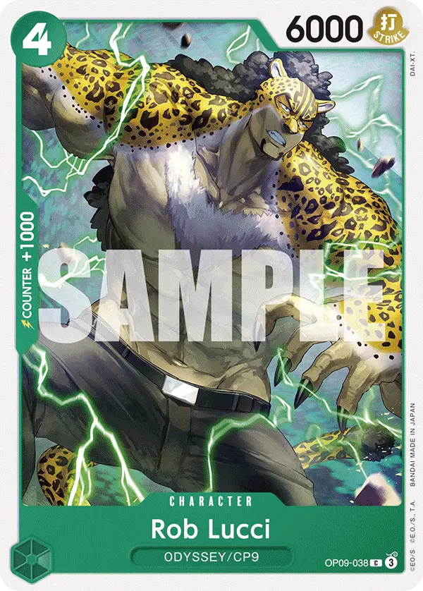 Carta Rob Lucci OP09-038