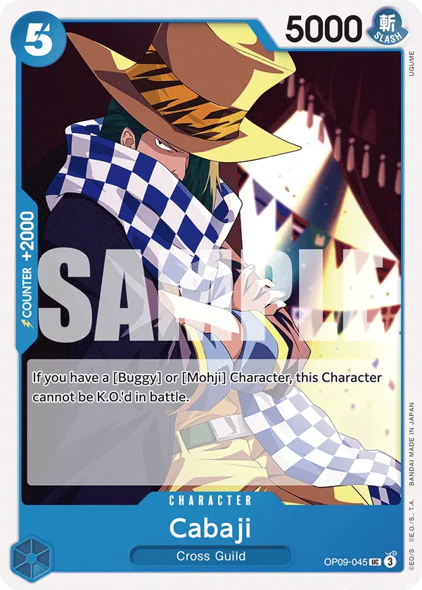 Carta Cabaji OP09-045