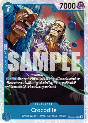 Carta Crocodile OP09-046