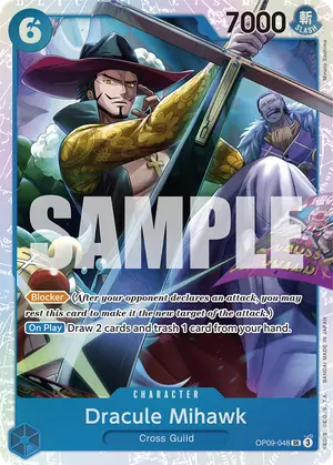 Carta Dracule Mihawk OP09-048