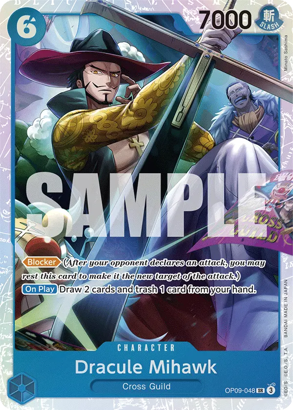Carta Dracule Mihawk OP09-048