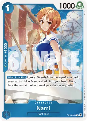 Carta Nami OP09-050