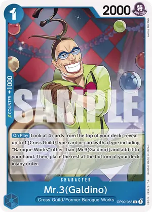 Carta Mr.3(Galdino) OP09-056