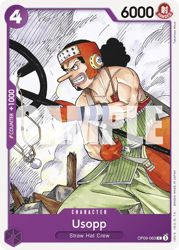 Usopp OP09-063 card
