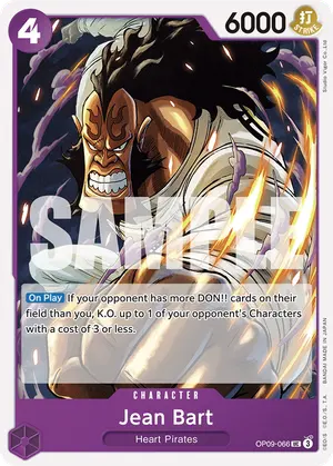 Carta Jean Bart OP09-066