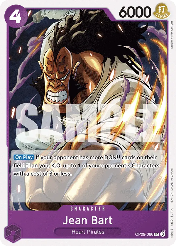 Carta Jean Bart OP09-066