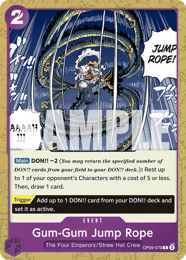 Carta Gum-Gum Jump Rope OP09-079