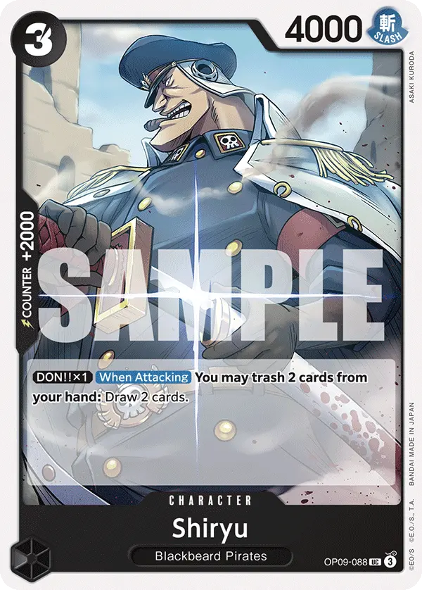 Carta Shiryu OP09-088