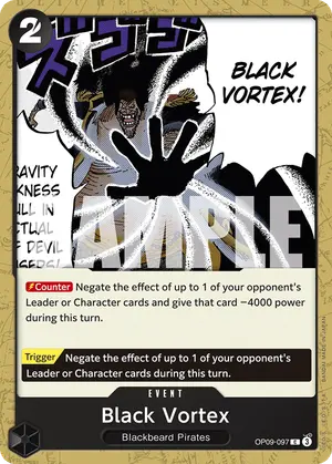 Carta Black Vortex OP09-097
