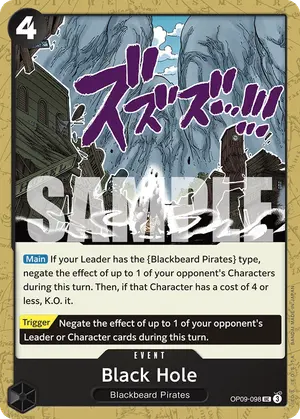 Carta Black Hole OP09-098