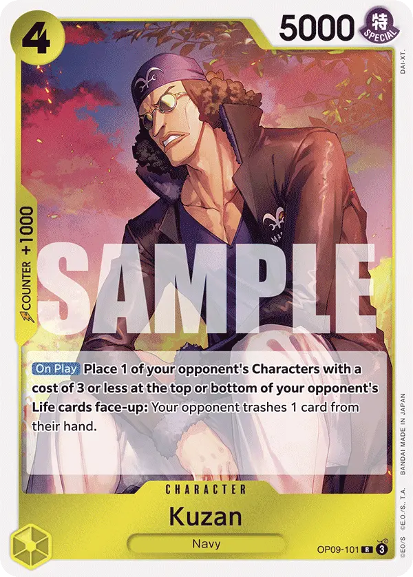 Carta Kuzan OP09-101