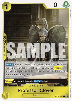 Carta Professor Clover OP09-102