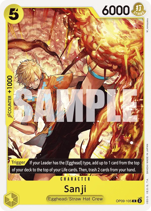 Carta Sanji OP09-105