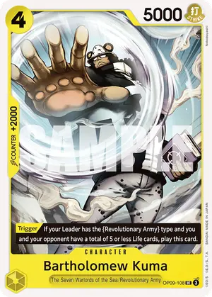 Carta Bartholomew Kuma OP09-108