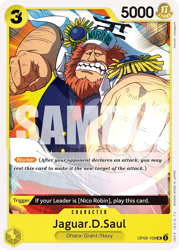 Carta Jaguar.D.Saul OP09-109
