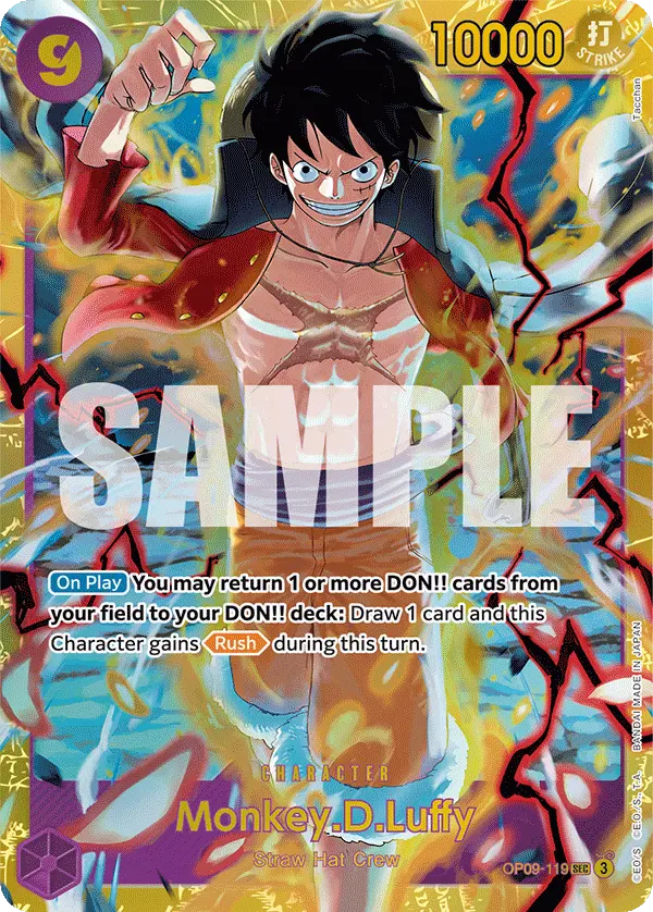 Carta Monkey.D.Luffy OP09-119